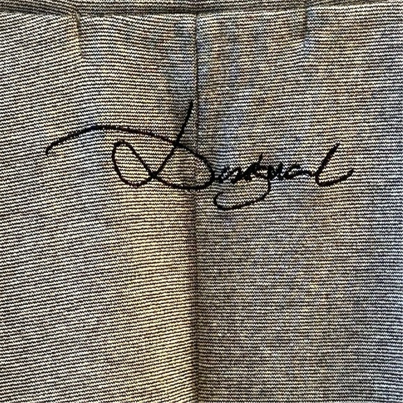 Desigual Women's Floral Embroidered Embellished Flare Skirt Purple Black Size L - Picture 9 of 12